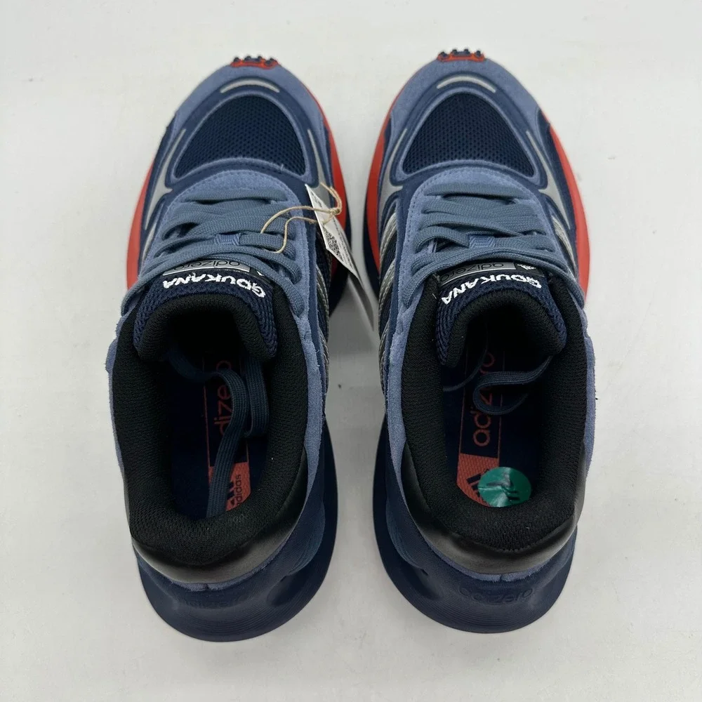 Adidas JP7178 Men 7.5 Ink/Navy Adizero Goukana Chunky Lifestyle Running Shoes